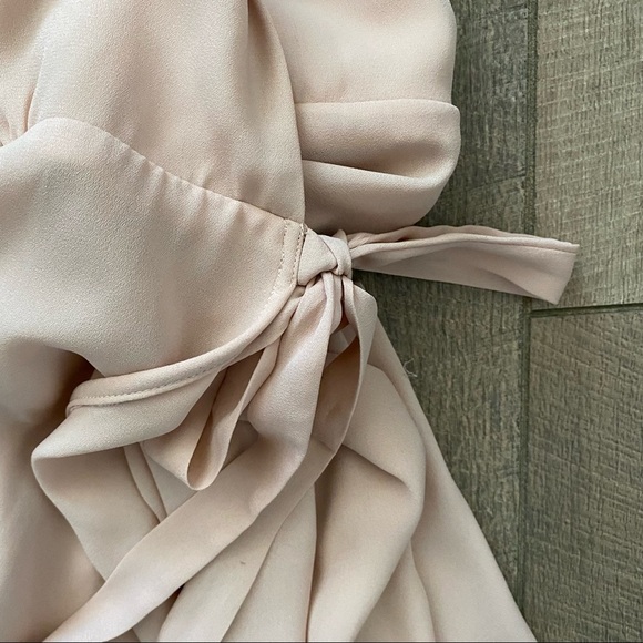 Show Me Your MuMu Sophia Wrap Dress Dusty Blush - Picture 7 of 14